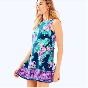 Lilly Pulitzer Donna Shift Romper - Peanut Gallery